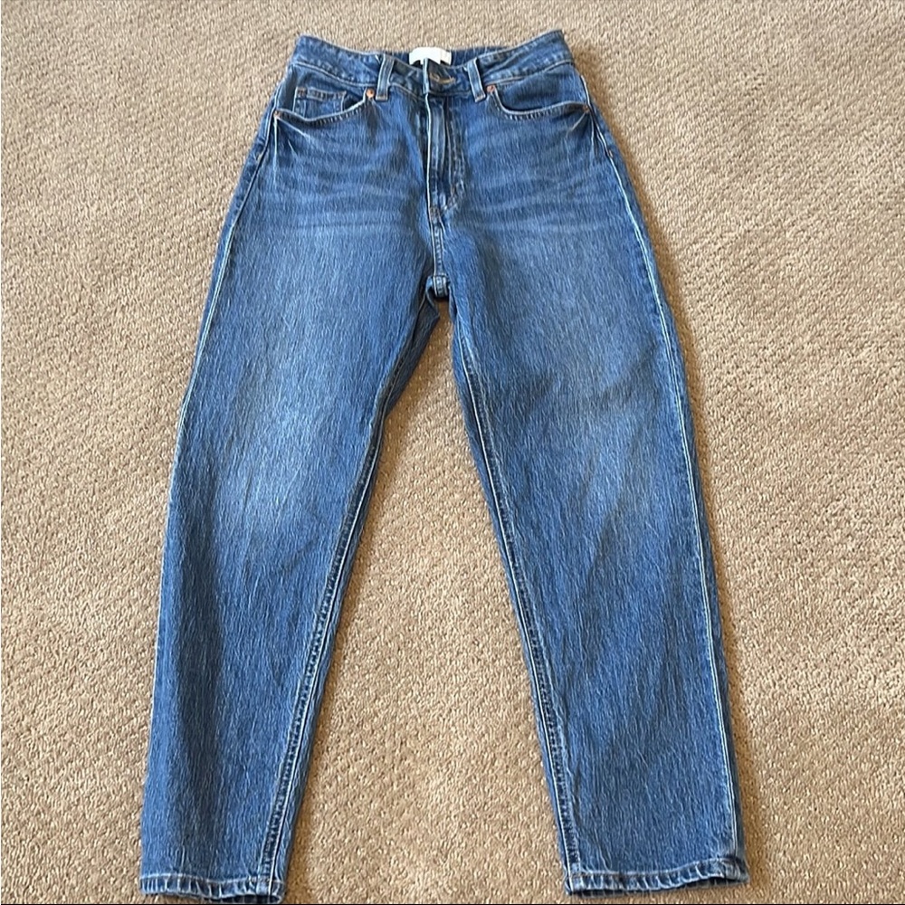 H&M non stretch mom jeans size 4